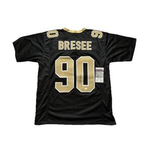 Bryan Bresee Signed Autograph Custom Jersey XL - JSA COA - New Orleans Saints